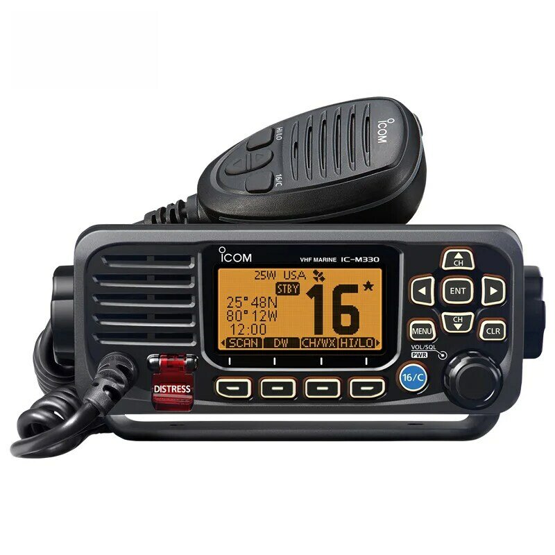 IC-M330 ultrakompaktowa morska pochylnia radiowa typu marine VHF o wysokiej wydajności