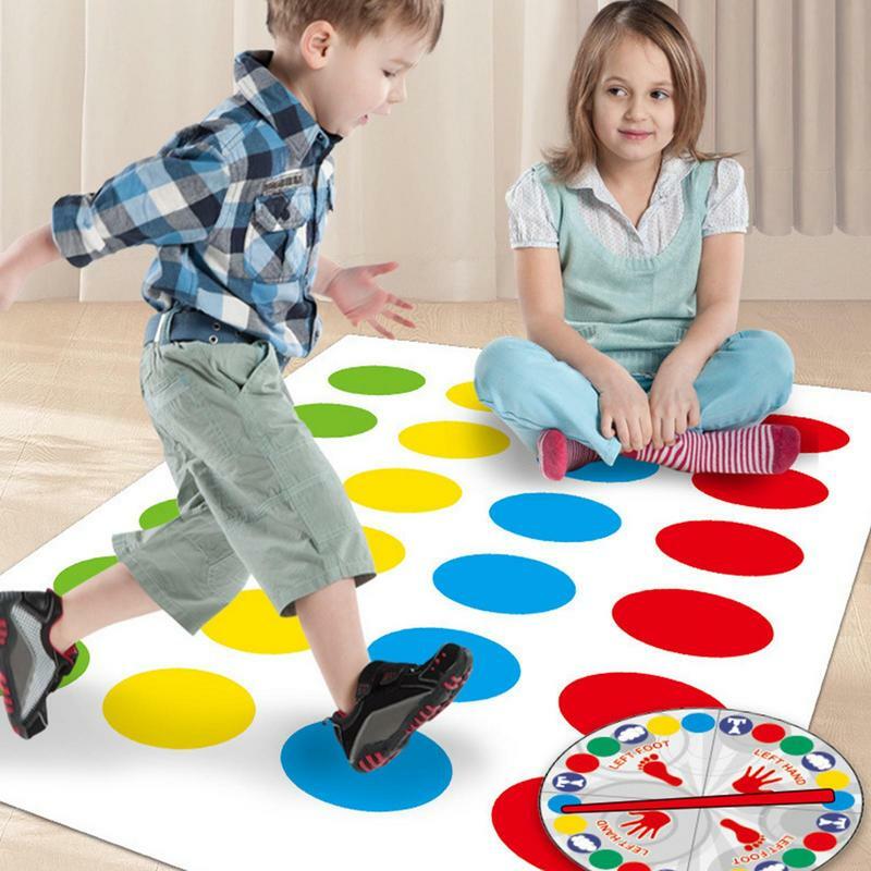 Twisting Floor Games Floor Game Twisting Activity Mat Party Games For Fun Family Game Night Twist Poses Large Mat Balance Mat