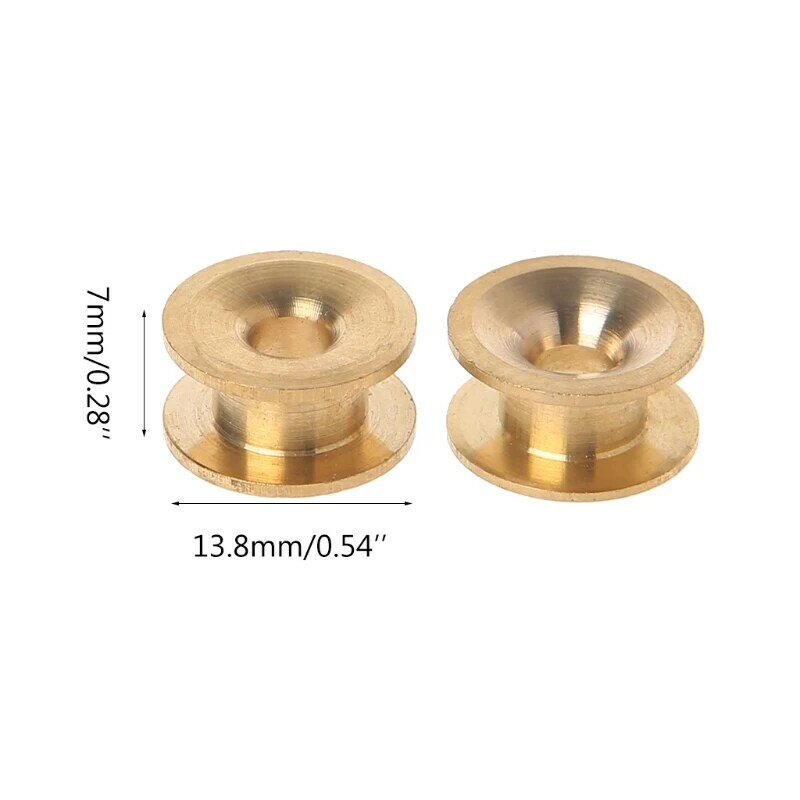 2Pcs Brass Trimmer for Head Eyelet Garden Tool Part Line Retainer Unive Drop Shipping