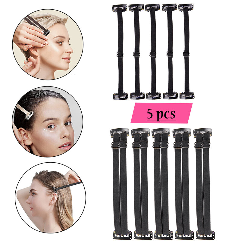 5Pcs Elastic Eyes Lift Band Stretching For The Face  Adjustable Invisible Foxy Eyes Tape Lift Stretching Straps Eyebrows Lifting