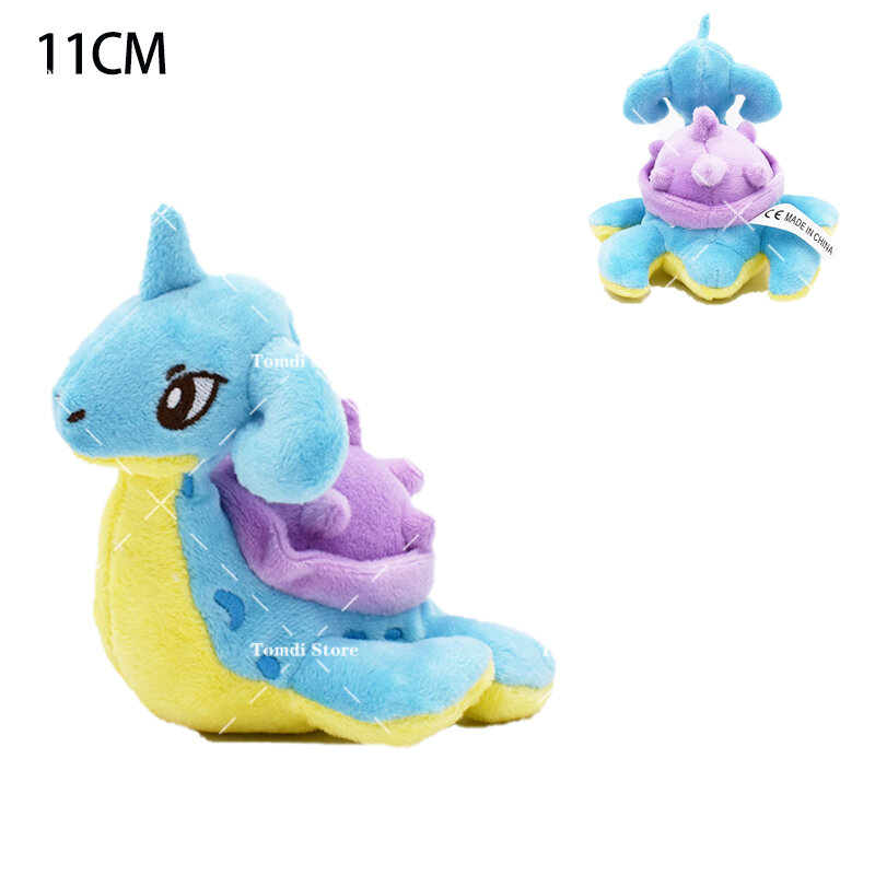 Takara Tomy-Pokémon Plush Coleção Brinquedos, Dragonite, Snorlax, Lapras, Gengar, Umbreon, Macio Stuffed Toy, Presente de Natal