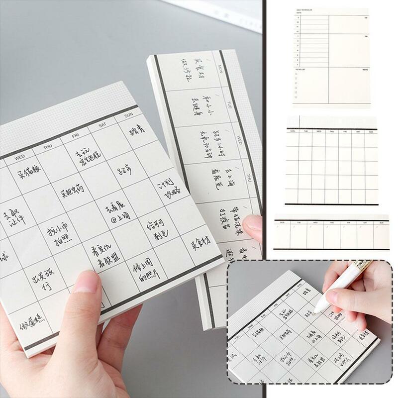 Simple Business Schedule Planner Weekly Monthly Planner Paperlaria To Memo Notepad Notes Office Do Pad List Stationery Scho Y3F7