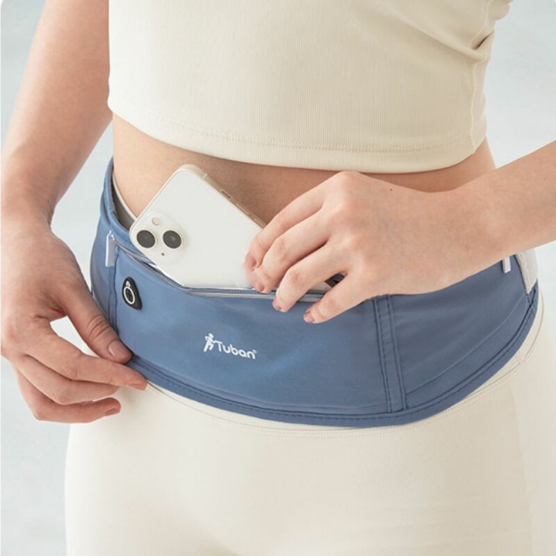 조정 가능한 방수 달리기 허리띠, 보이지 않는 마라톤 달리기 스포츠 벨트 가방, 경량 휴대용 스포츠 팩