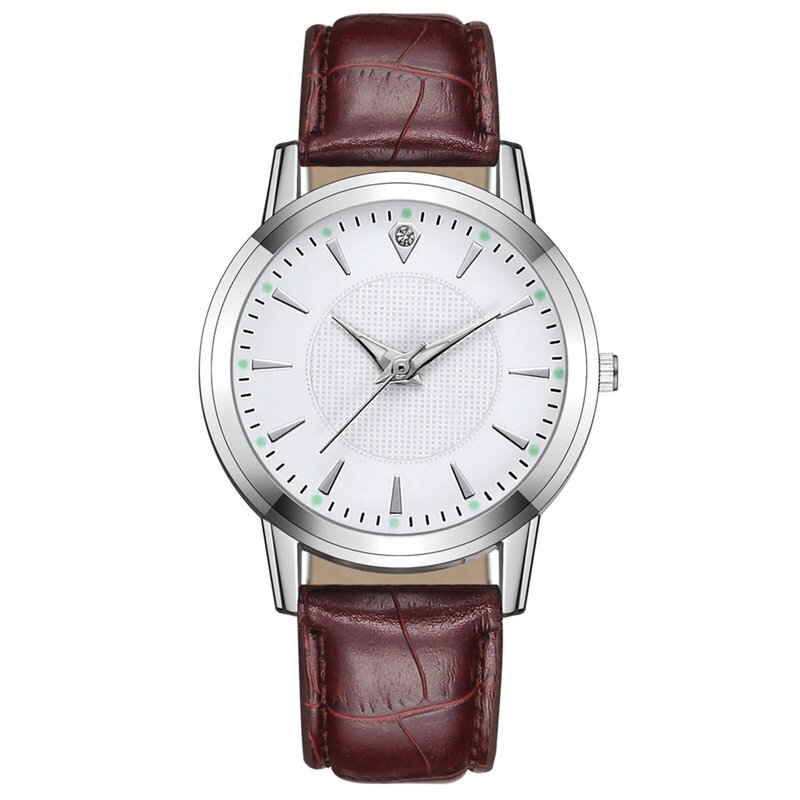 Luxury Watches Quartz Watch Stainless Steel Dial Casual Bracele Watch High Quality Leather Strap Bracelet Atmosphere Reloj