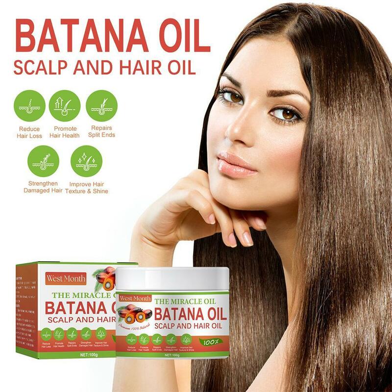 Batana Öl Conditioner Haar Butter Traktion Alopezie Anti-Break-Produkte befeuchten Reparatur trockene Haarmaske