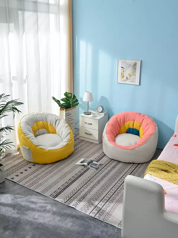 Canapé paresseux avec sac de haricot, tatami, chaise pour petit appartement, chambre à coucher, cœur de fille, célébrité en ligne, loisirs