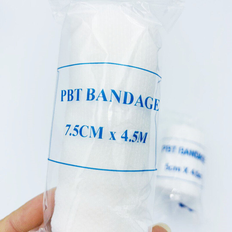 1 rollo de vendaje de gasa elástica para primeros auxilios vendaje de heridas Kit de cuidado de emergencia de enfermería vendaje