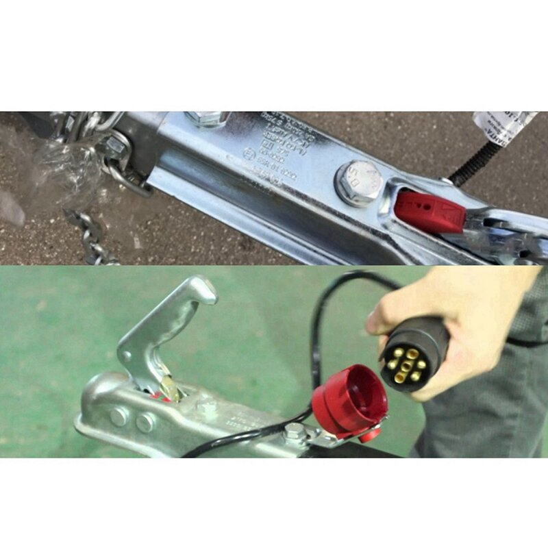 2x reboque plug bracket reboque conector suporte de reboque adaptador de tomada 7pin/13pin reboque plug bracket