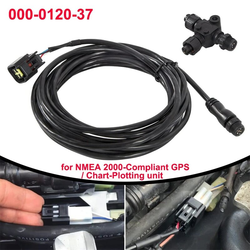 Für Yamaha Engine Interface-Kabel 000-300-37 connect nmea 0120 Netzwerk (T-Stecker) für 06-23 Yamaha Außenbordmotor 3004,6865