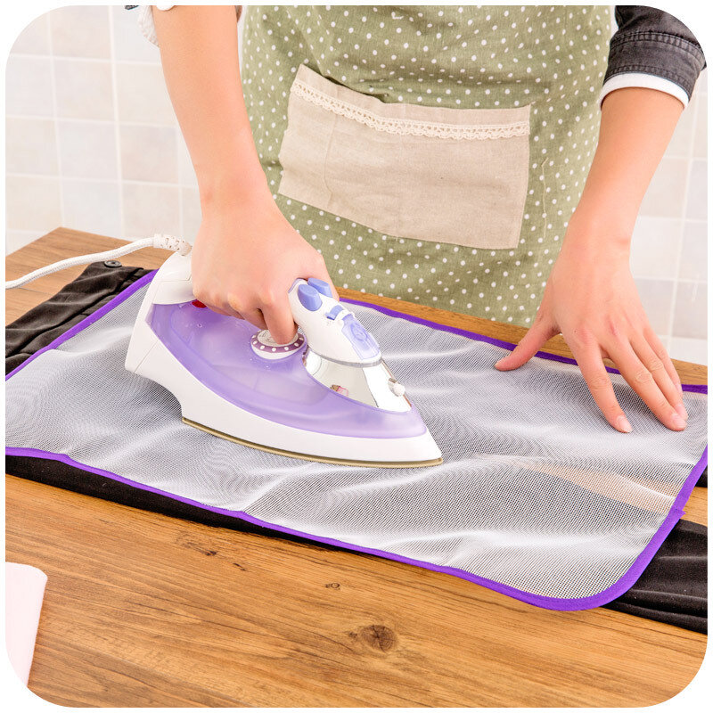 Cloth Protective Press Mesh Insulation Ironing Board Mat Cover Against Pressing Pad Mini Iron Random Colors