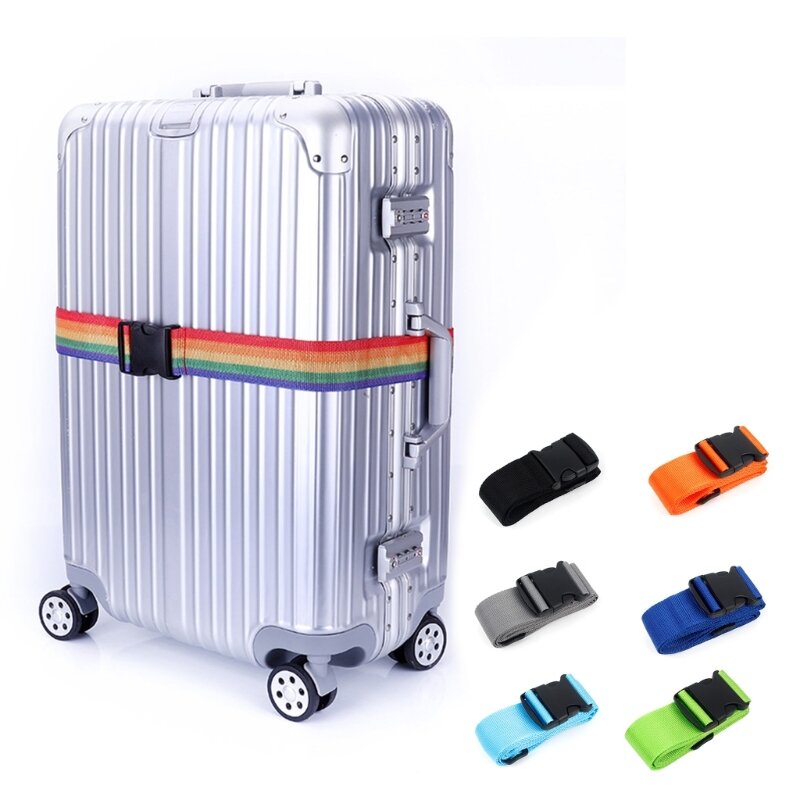 Correas para embalaje maletas Correa para equipaje Cinturón conector resistente Añadir correa para bolsa