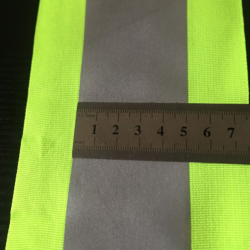10Cm Breedte Reflecterende Strips Brede Singels Lint Voor Doek Naaien Tape Reflectie Waarschuwing Materiaal