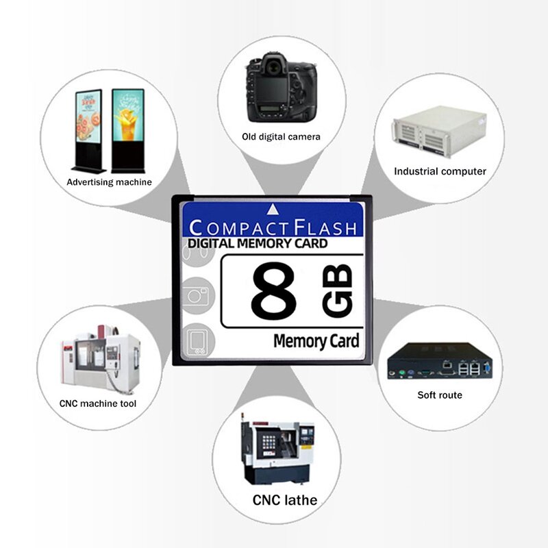 Tarjeta de memoria FANUC CNC, herramienta de máquina, tarjeta de memoria CF dedicada, sistema FANUC, tarjeta CF de grado Industrial