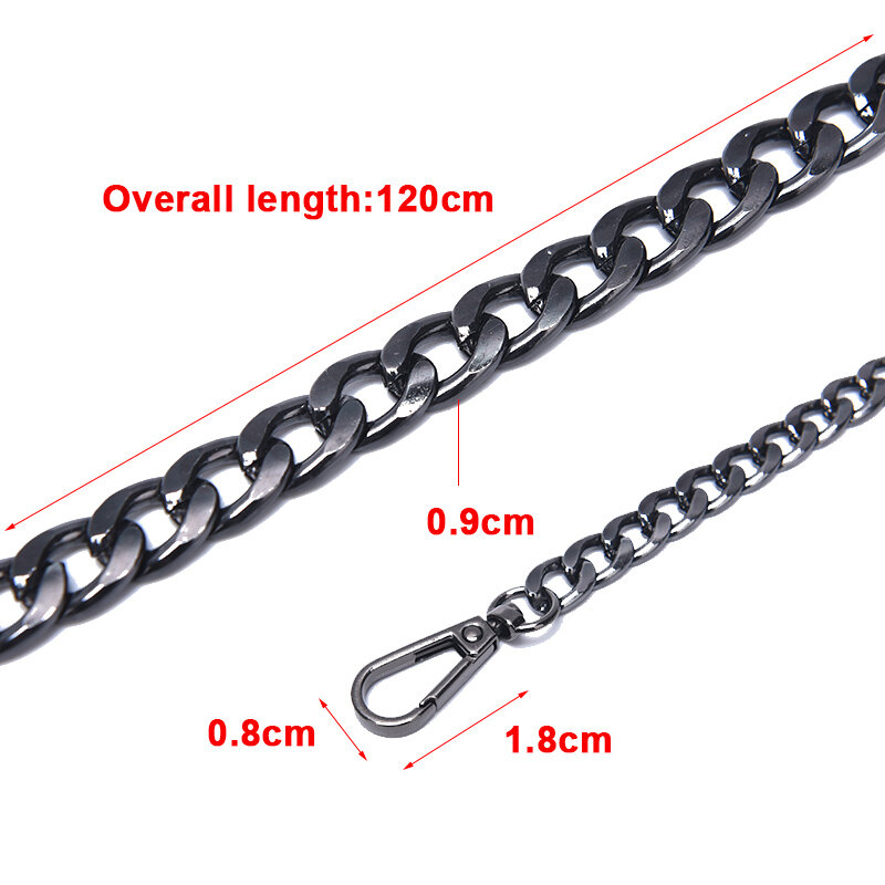 New DIY Bag Strap Chain Wallet Handle Purse Strap Chain Replaced  Bag Spare Parts