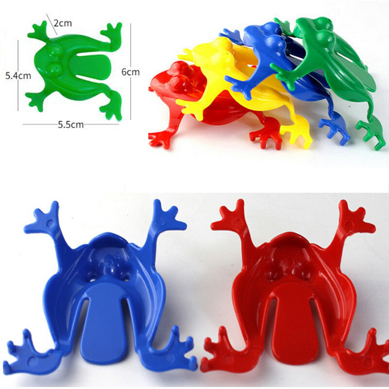 10 Pcs Jumping Frog Bounce Toys For Kids Novelty Assorted  Stress Reliever Toys For Children Birthday Gift Party Favor Gifts