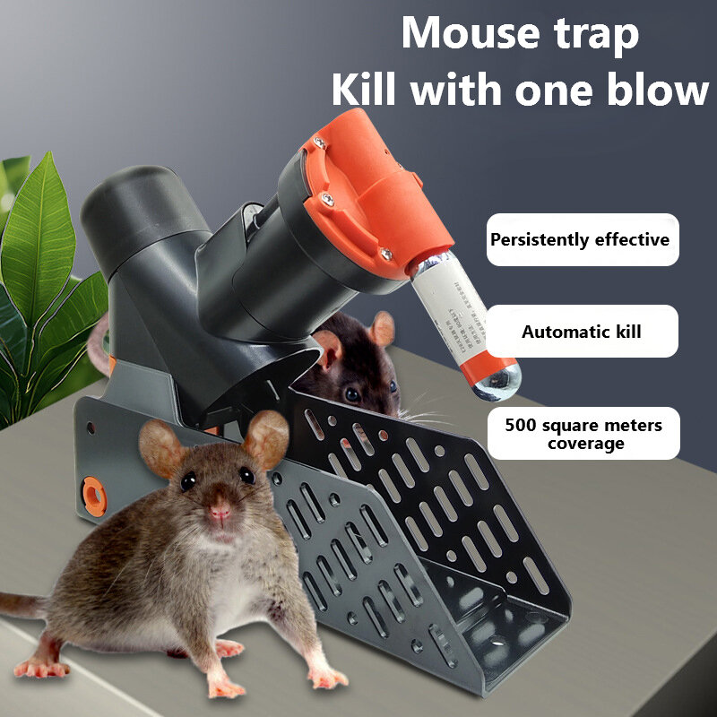 Assassino de roedores inteligente totalmente automático e contínuo, poderoso repelente, armadilha do rato do ciclo de captura