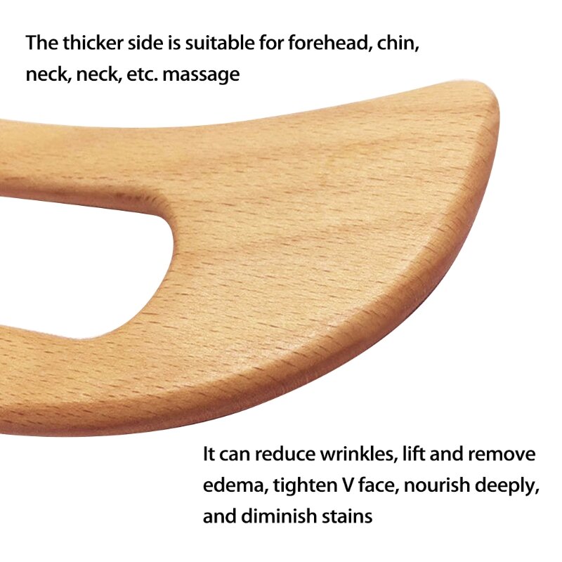 Wooden Guasha Tools Anti Cellulite Massage Tool Wood Lymphatic Drainage Paddle Gua Sha Massage Soft Tissue Drop Shipping