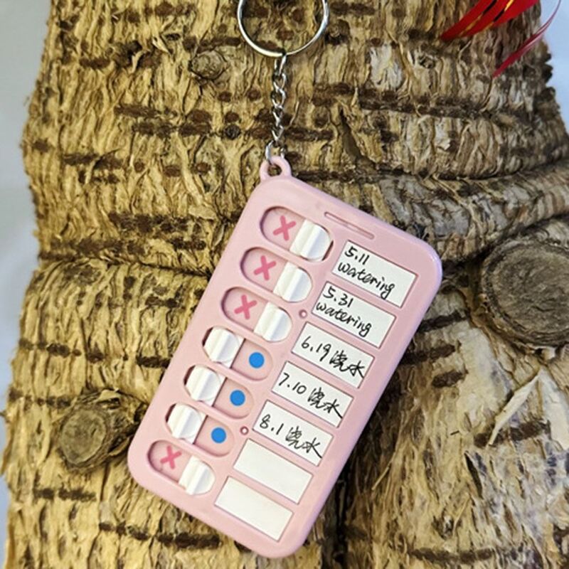 Kartu pinset pekerjaan yang baik gantungan kunci kartu Punch disiplin mandiri Memo jadwal dapat dilepas kartu pinklist