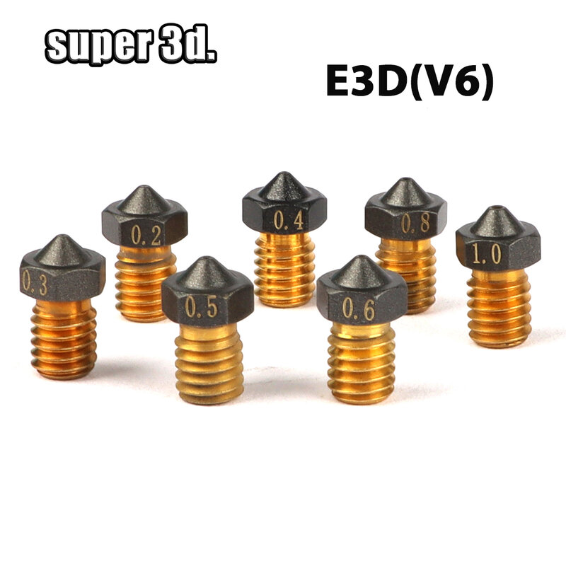 Filament antiadhésif MK8/E3D/Volcano Brass DeliBuse, 0.2/0.3/0.4/0.6/0.8mm, imprimante 3D Ender 3, 1/2/5 pièces