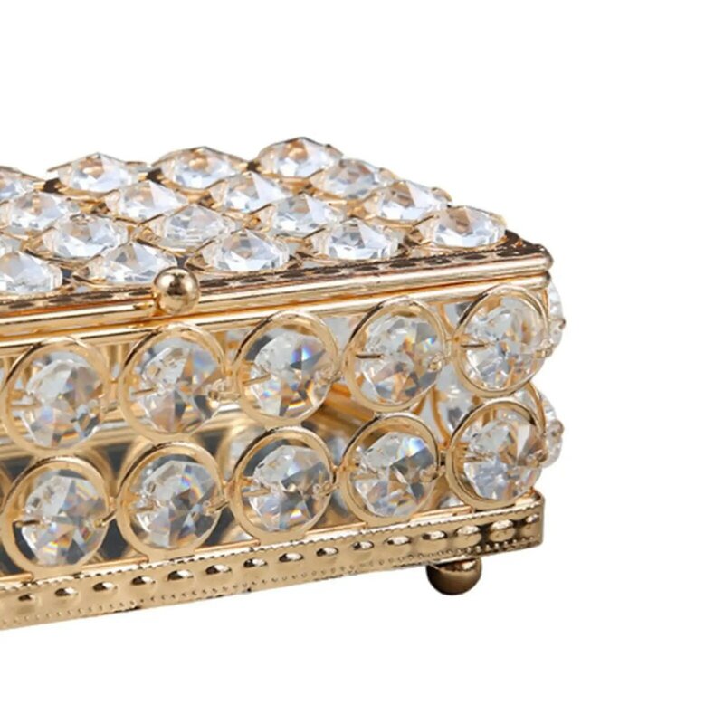 Kotak perhiasan, wadah perhiasan kosmetik Organizer dengan penutup