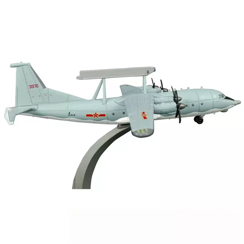 KongJing-Avión de aleación a escala 1/200 AEW KJ200, Avión de advertencia temprana, modelo de avión, juguetes, regalo para niños para decoración de colección