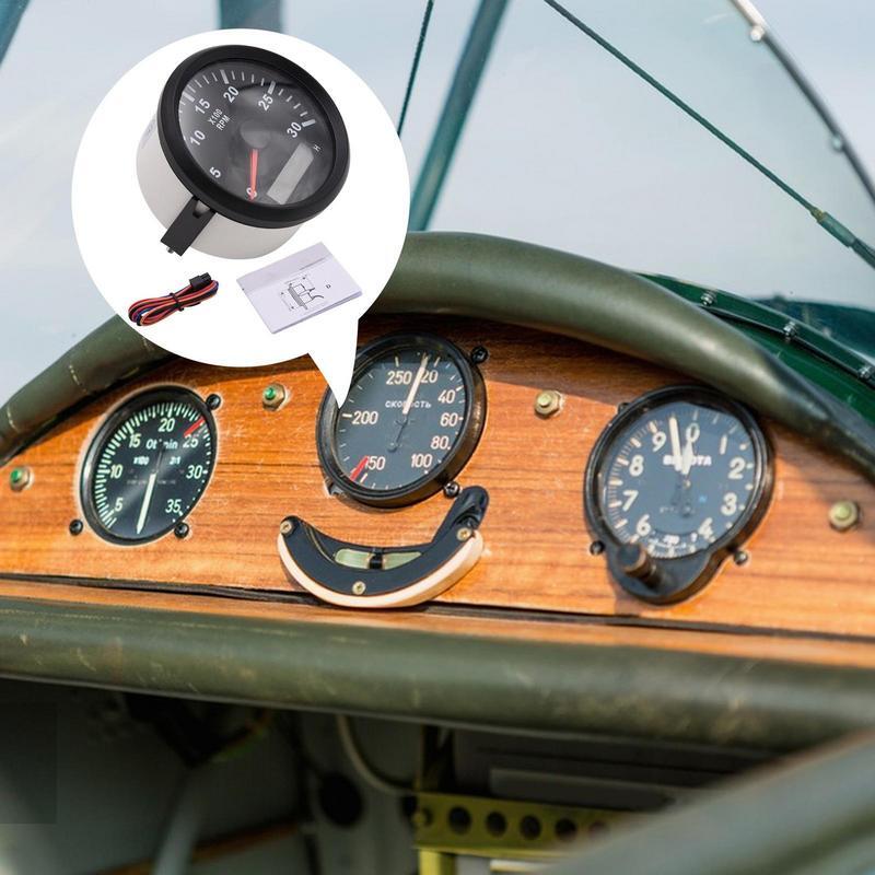 Marine Tachometer 0-3000 RPM 85mm Car Tachometer RPM Gauge Marine Boat Yacht Car Tachometer RPM Gauge For Car Marine Yacht