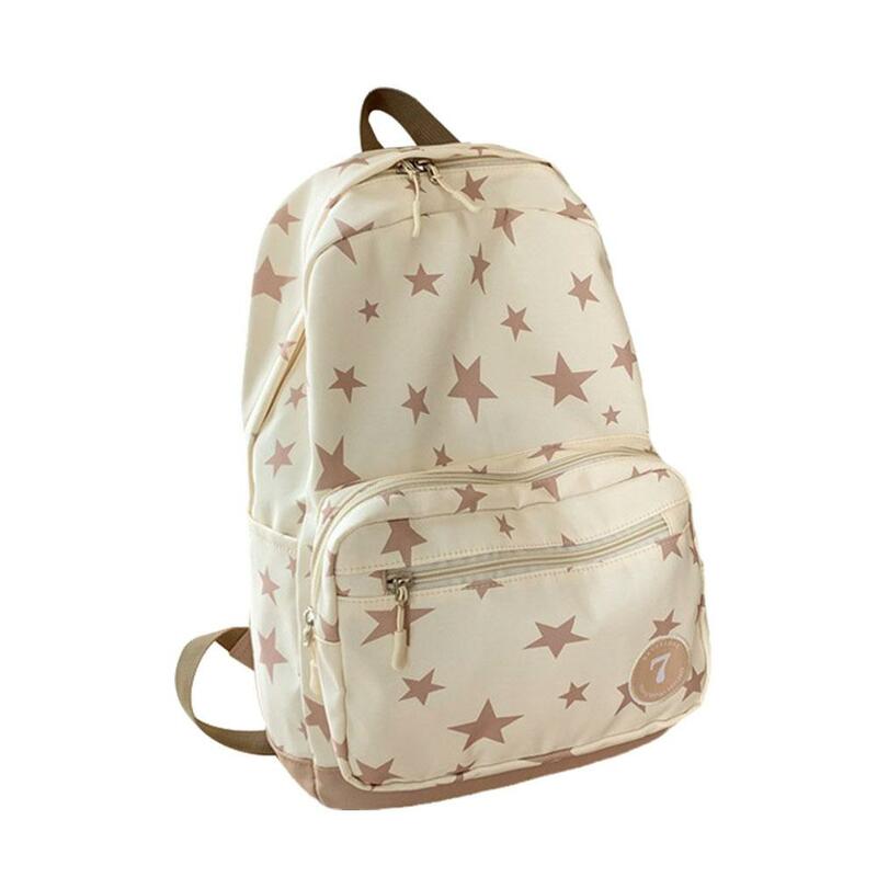 Star Backpack For Women Men, 17 Inch Star Laptop Backpack College Bag Cute Travel Backpack Student Back To School Casual H0X3
