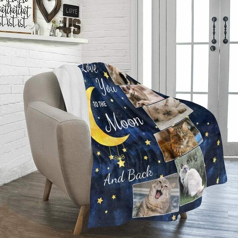 Customized blankets with photos, gifts for family, mom, dad, friends, loved ones, customized birthday and wedding souvenirs