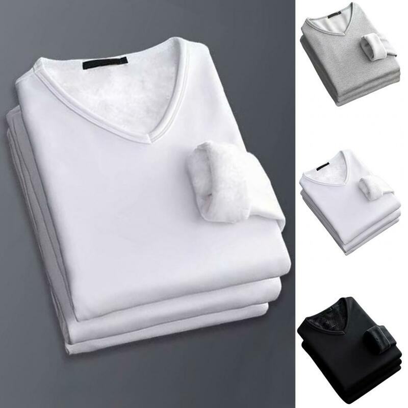Skin-Friendly Super Warm Base Shirt, grande costura Top, altamente quente, inverno