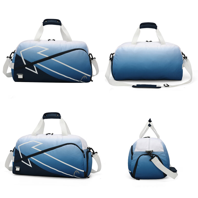 HEAD Waterproof Travel Bag Shoulder Duffle Luggage Bags with Shoes Compartment Wet Pocket,Women Men Handbag Tennis Sports Gym