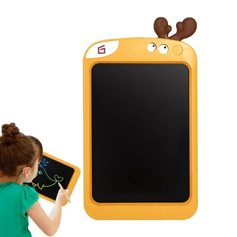 Tableta de dibujo LCD para niños, almohadilla de escritura borrable reutilizable de 10 pulgadas con función de bloqueo, juguetes preescolares, tablero de dibujo para niños pequeños, juguete