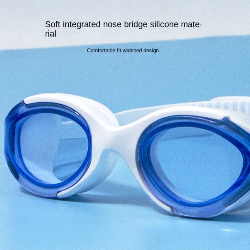 Occhialini da nuoto impermeabili sport acquatici HD occhiali da nuoto trasparenti piscina regolabile antiappannamento