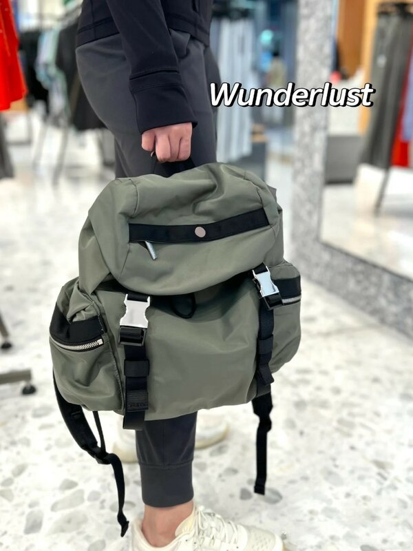 Wunderlust-Mini sac à dos étanche pour femme, sac à dos de fitness, logo en métal, grande capacité, sports de plein air, voyage, 25L, 14L