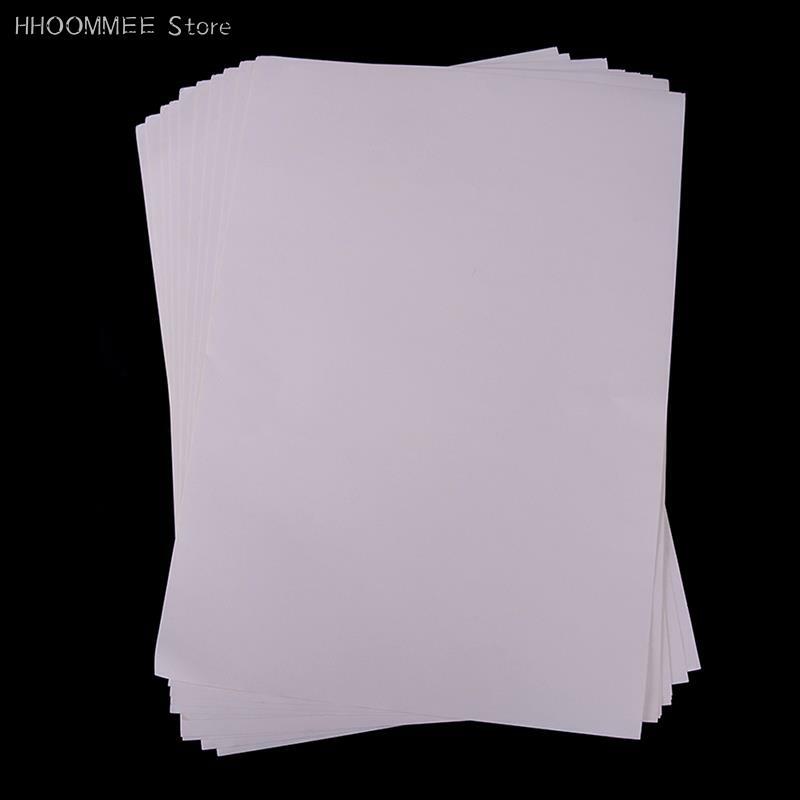 10 pz/set A4 carta adesiva autoadesiva bianca stampabile opaca Iink per ufficio 210mm x 297mm
