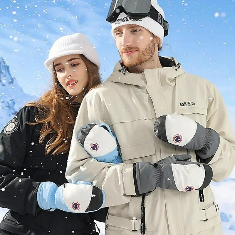 Gants de motoneige imperméables pour femmes, mitaines à écran tactile, optique thermique, gants de neige chauds, 506, hiver