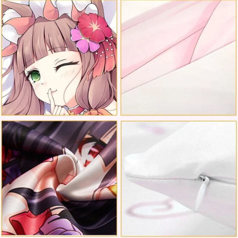 Dakimakura Anime Capa de Travesseiro, Fronha, Impressão Dupla Face, Tamanho Real, Itsuka, Decoração Corporal