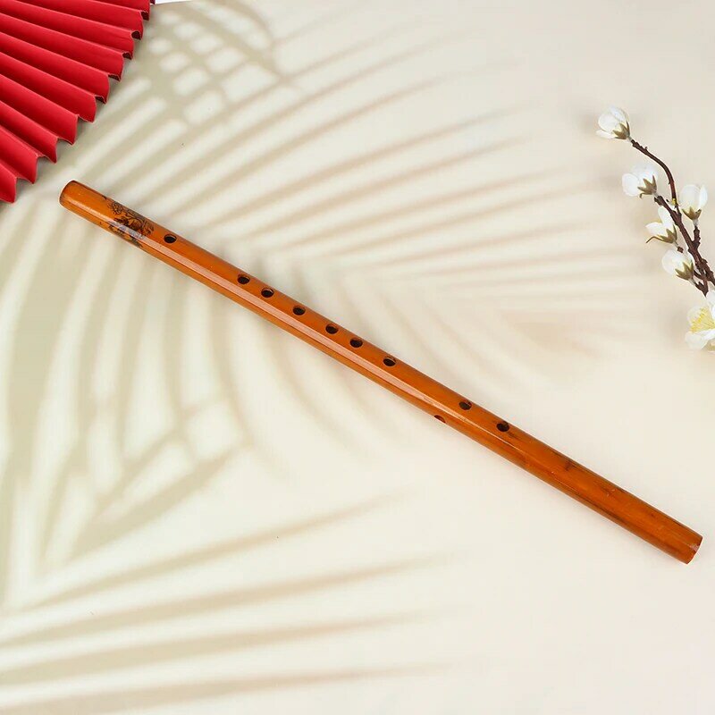 1 buah 6 lubang seruling bambu klarinet suling bambu profesional Xiao untuk teman siswa pemula instrumen musik