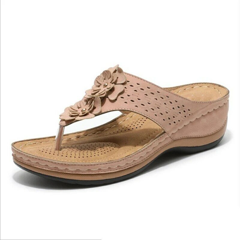 Damen Orthesen Sandalen Komfort Premium Casual Flat Sandale für Sommer Outdoor Wandern Wandern