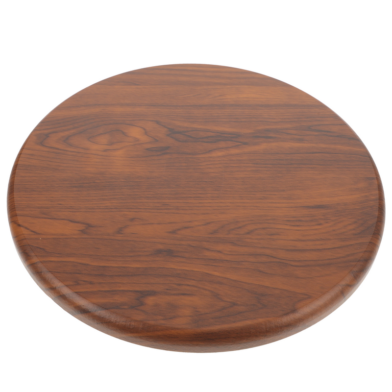 Cubierta de asiento de Taburete redondo, superficie de taburete de madera lisa, reemplazo de superficie de asiento de taburete de madera