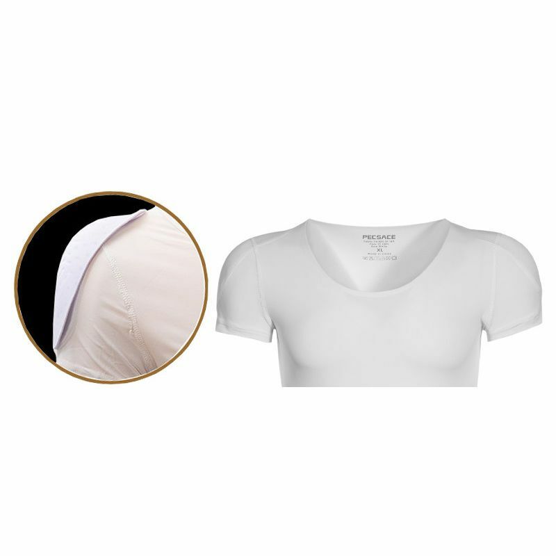 Almohadilla de hombro falsa Invisible, lencería de artefacto, almohadilla de hombro femenina, camiseta de ángulo recto, almohadilla de hombro estrecha