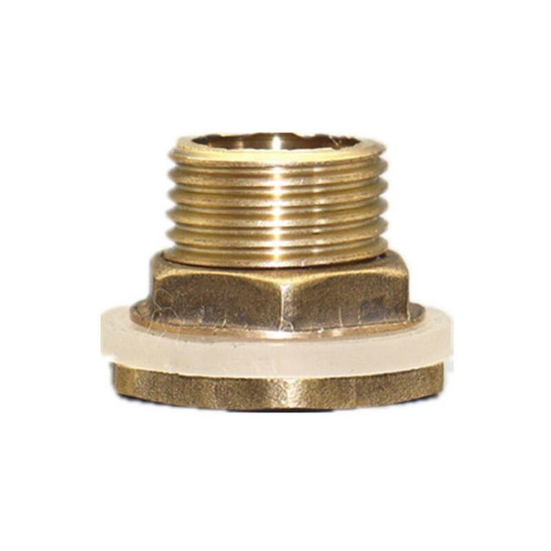 1Pcs ทองแดงถังน้ำเชื่อมต่อ1/2 "3/4" 1 "BSP ชายทองเหลืองท่อเดี่ยวหลวม Key หมุนอุปกรณ์ Nut Jointer