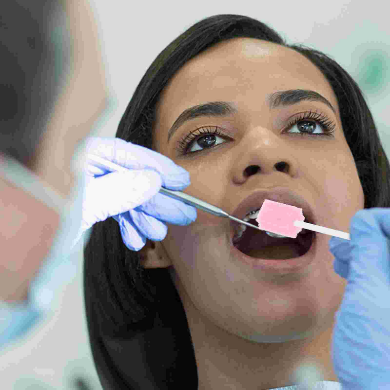 Waciki do jamy ustnej szczoteczka do zębów jamy ustnej wacik środek czyszczący pielęgnacja czyszczenie dziecka szczoteczka do zębów Dental sterylne jednorazowe waciki do języka ząb dla niemowląt