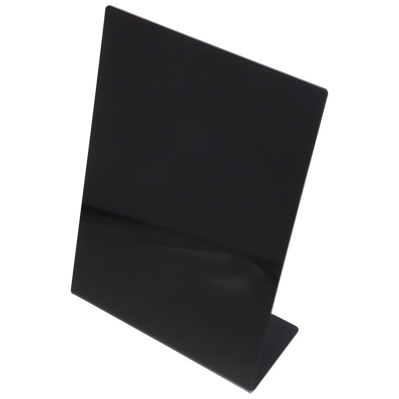 Pequeno quadro-negro desenhado à mão, Mini Quadro, Mesa Retangular, Etiquetas Verticais Domésticas, Sinal De Decoração De Mesa De Acrílico