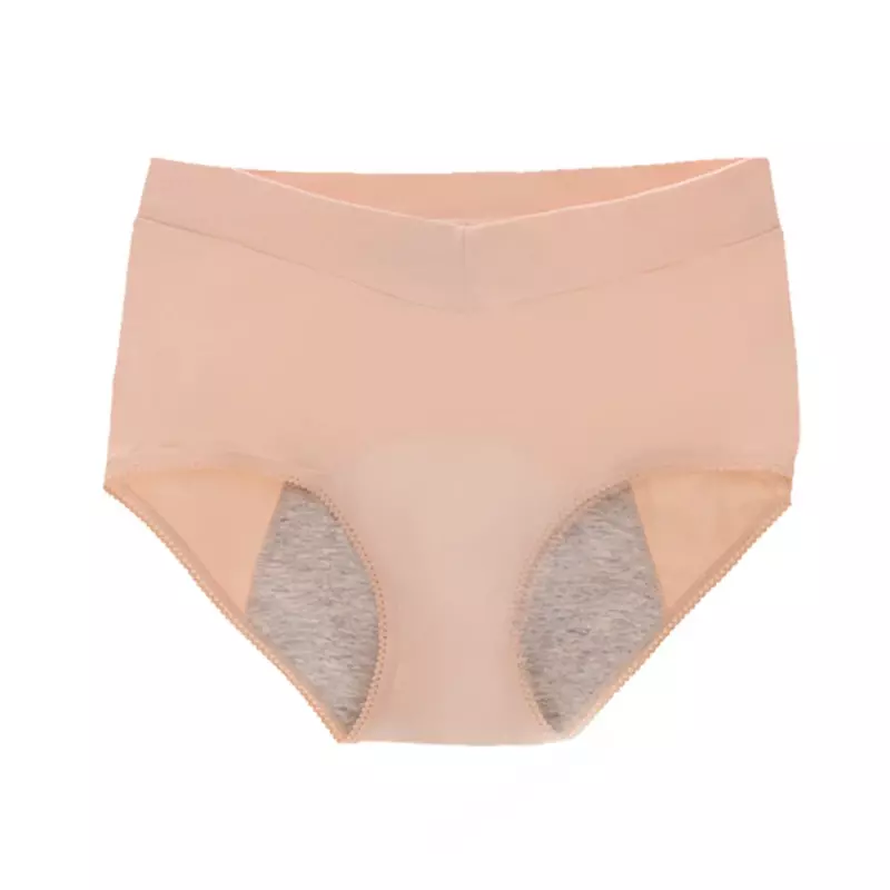 Culotte menstruelle anti-fuite pour femme, sous-vêtement physiologique lavable, taille haute