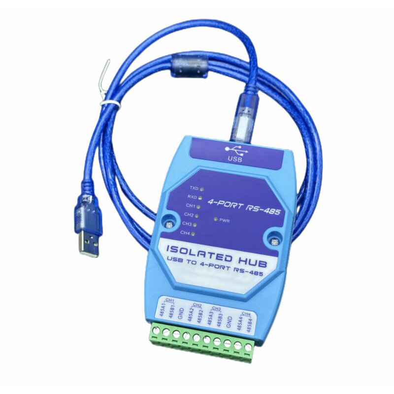 Cable convertidor Serie USB de grado Industrial a 4CH RS485 RS232, conversión de comunicación de puerto COM