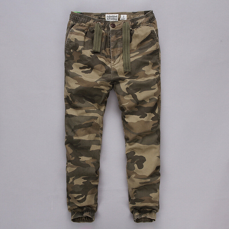 Men's Autumn Jogger Pants Camouflage Cargo Pants Fashion Spring Street Wear Male Spring Casual Pants Hiking Pants