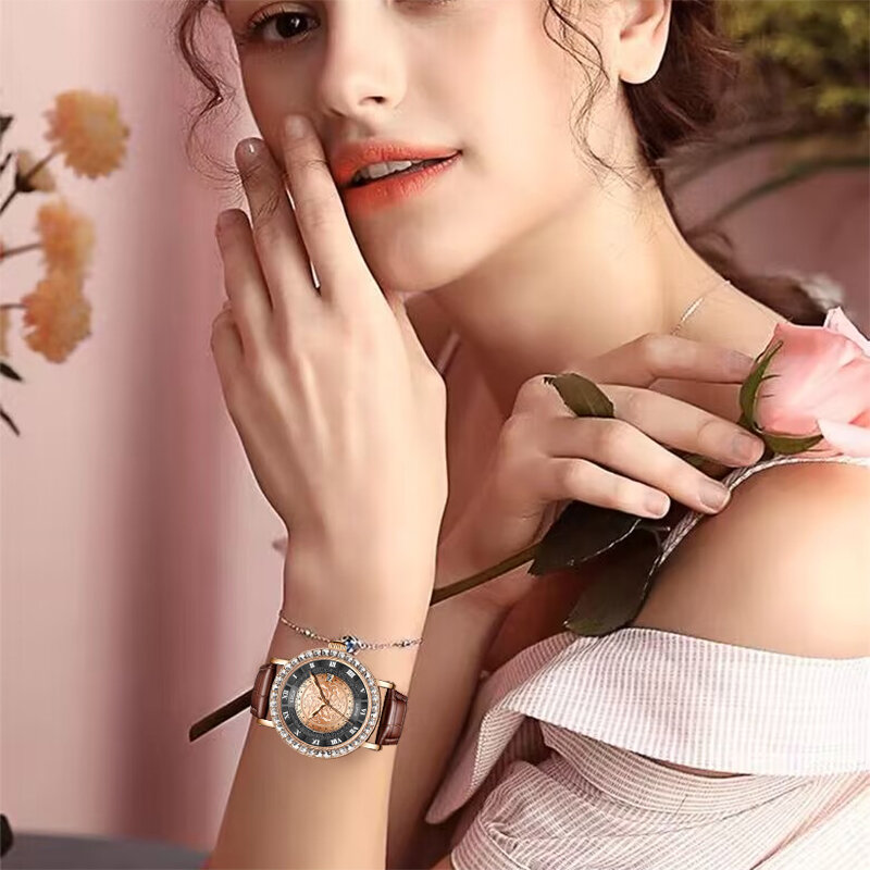 LIGE oryginalny zegarek damski luksusowy modne zegarki damski wodoodporny skórzany zegarek kwarcowy kobiety Montre Femme