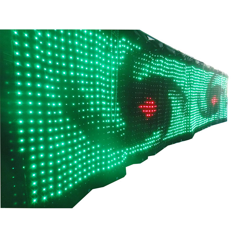 Blast DJ led light backdrop P8 LED Video Curtain 5M high and 9M wideled video curtain