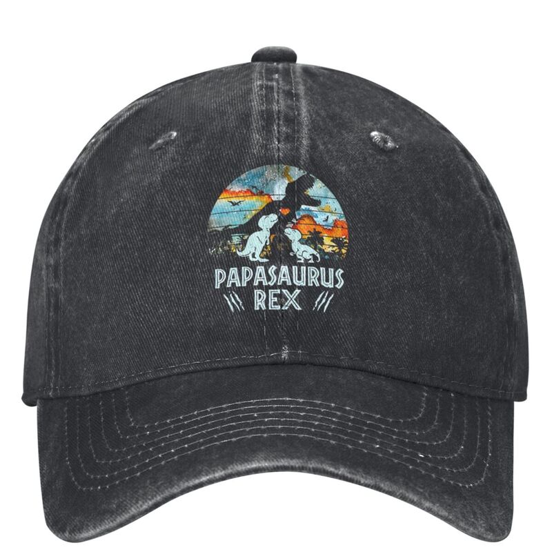 Blue Earth 2 Papasaurus Rex Denim Baseball Cap Outdoor Sports Trucker Hat Summer Men Women y2k Funny Sun-Proof Baseball Caps