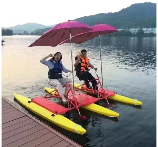 Barco de pedal para niños y adultos, bicicleta de agua de alta calidad, más popular